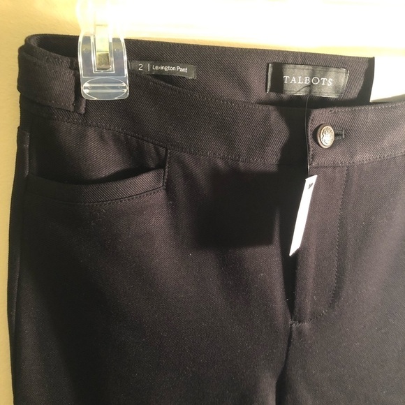 Talbots Women's Black Lexington Pants Size 2 - Picture 7 of 11
